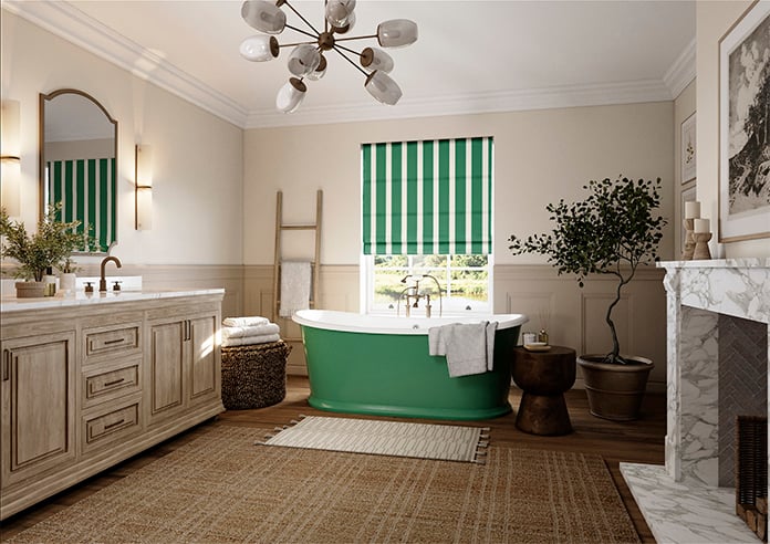 The British Stripe Co. Henry, Liverpool No.1 - Twist&Fit Roman Blind - Image 7